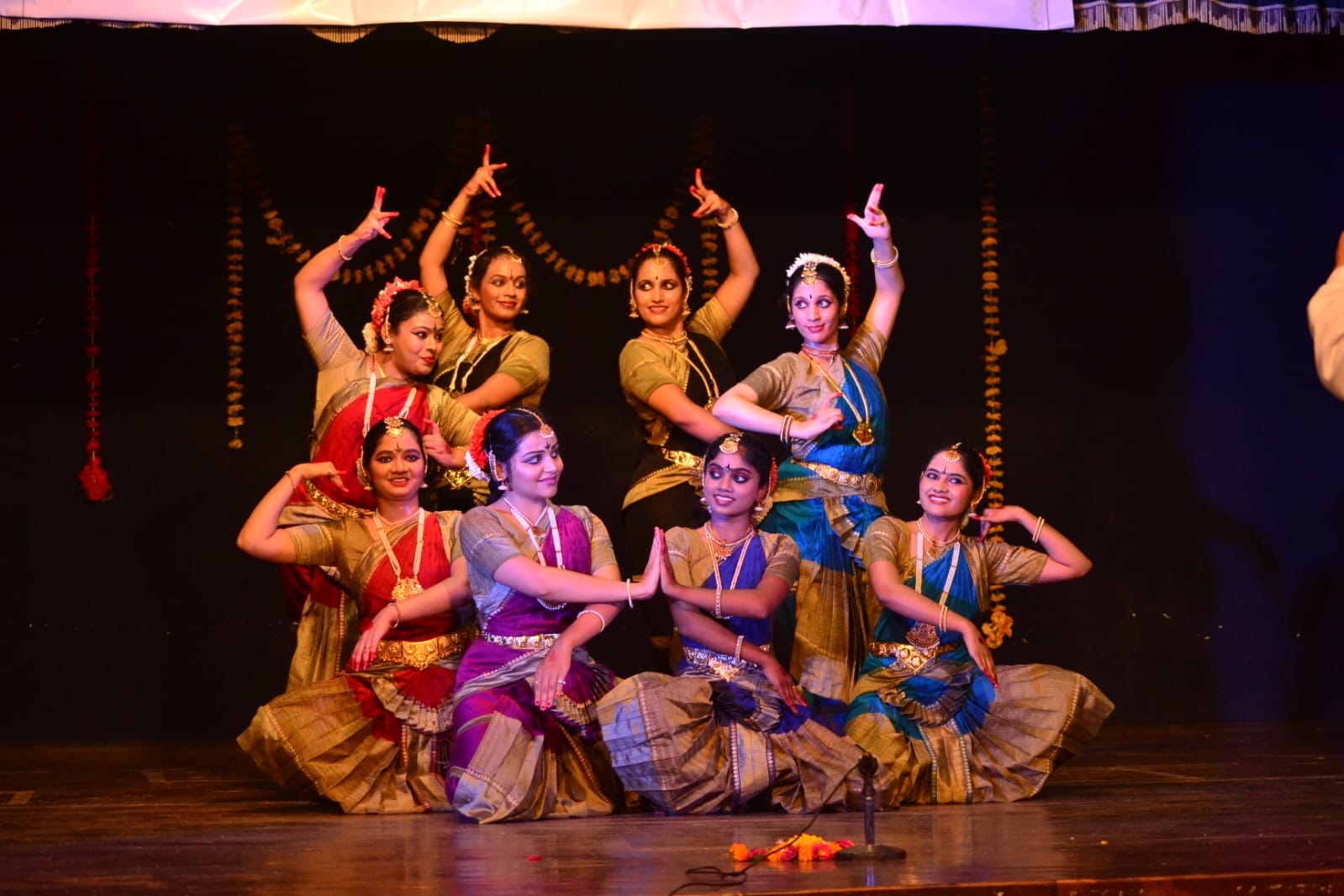 Smita Mahajan performing on stage